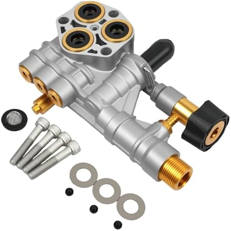 Pressure Washer Pump Manifold Compatible with Simpson Cleaning Manifold for 510020 and 520006 Axial Cam Pressure Washer Pumps Replace OE: 7108366 by Donbalauto