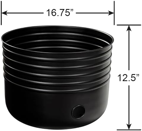 Liberty Garden 1918 100' Matte Black Hose Pot - Image 3