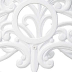 Relaxdays Antique Hose Holder, Cast Iron, Vintage Look, Wall-Mounted, HxWxD: 24 x 31.5 x 15 cm, Garden Hose Hanger, White, 10020617_49 - Image 7