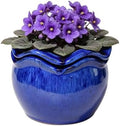 Ceramic Self-Watering African Violet Pots for Indoor Plants by krayceSerenya