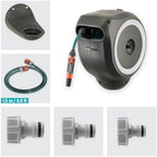 Gardena Rollup S Wall Hose Box 15 m, Turquoise, Black, Grey, Orange, White, 15m - Image 5