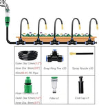 DIY Above Ground Plant Misting Watering System, Efficient Sprinkler Kit for Garden, Lawn, Greenhouse, Automatic Irrigation, Easy Setup, Water-Saving Solution - Image 7