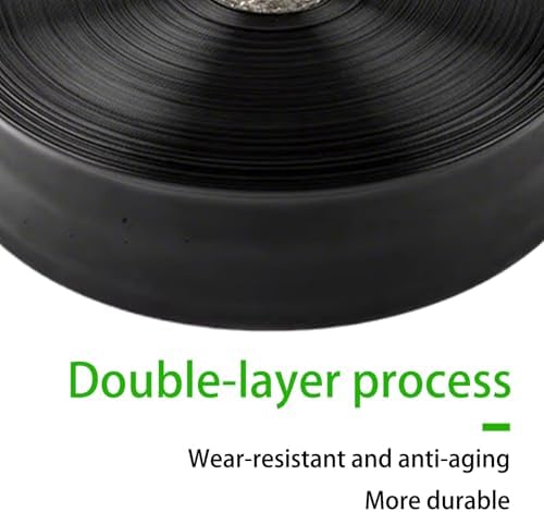 Flat Soaker Hose, Heavy Duty Double Layer Design, Drip Irrigation Hose Saves 80% Water, Leak Proof Sprinkler Hose For Garden, Lawn, Flower Bed, Vegetable Field 100m 1.5inches - Image 3