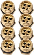 20PCS Brass Misting Nozzles, Adjustable Atomizer Spray Nozzles, 1/2 Inch Hose Connection with Anti Rust Design, Ideal for Dust Removal Cooling in Garden Lawn by Unknown