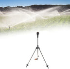 Alomejor 360 Degree Rotating Irrigation Nozzle Adjustable Coverage Tripod Sprinkler Easy to Use for Large Areas ABS - Image 3