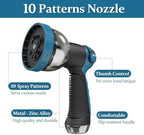 Garden Hose 75 ft, Made of TPE (BetterThan PVC/Hybrid Polymer), Lightweight yet Durable Water Hose with Ergonomic Grip, Drinking Water Safe Material, All-Weather, 3/4" GHT Fittings - Image 4