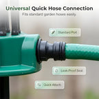 360 Degree Multi-Directional Lawn Sprinkler with Flexible Nozzles - Adjustable Spray for Garden Irrigation & Customizable Yard Watering System, Spike Base (2PCS) - Image 4