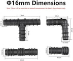 PE Pipe Barb connectors, tees, Elbows, Straight-Through end Plugs, Garden drip Irrigation Hoses, reducers, splitters(Elbow,25mm,30 Pieces) - Image 2