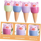 KESYOO 4pcs Terracotta Self Watering Spikes for Plants, Pig Shape - Image 6