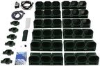 Self-Watering Wall-Mounted Planter, 36 Pots Wall Mounted Plastic Plant Grow Pot Vertical Garden Planter with Intelligent Control & Adjustable Irrigation System for Indoor Outdoor (Green, 36 Pots) - Image 6