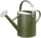 Metal Watering Can, 1 Gallon for Outdoor Garden Plants,EGreen by yourjoy