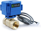 U.S. Solid Water Leak Detector with Auto Shutoff Valve, Sound Alarm, 3/4" Motorized Brass Ball Valve & 3 Sensors, Home Flood Prevention & Water Damage Defense for Basement, Laundry, Water Heater - Image 2