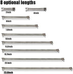 6 Pack Flexible Nozzle Extensions, Brass Mist Rod 10/24 UNC - Image 5
