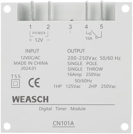Timer Switch, DC/AC 12V 16Amp, Programmable Timer Time Relay Switch - Image 3