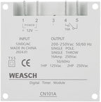 Timer Switch, DC/AC 12V 16Amp, Programmable Timer Time Relay Switch - Image 3