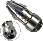 M22 Sewer Jetter Rotating Nozzle, Stainless Steel High Pressure Rotating Sewer Cleaning Nozzle, Drainage Trench Drain Pipe Cleaning Tool for 40/70 L/min Pressure Washer(40L/min,200kg) - Image 2