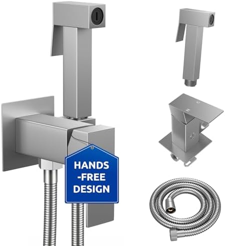 Arofa Built-in Hot and Cold Bidet Sprayer for Toilet, Warm Water Bidet by AROFA