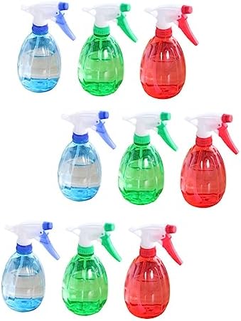 HEMOTON 9pcs Hand Pressure Sprayer Garden Watering Kettle Manual Sprayer Pump Lightweight Sprinkler for Lawn and Garden Random Color by HEMOTON