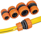 Expandable Garden Hose Repair Kit 20PCS Garden Plastic Watering Hose Quick Connect Fittings Extender Coupler Double Male Coupling Adapter for Water Pipe(1to 3-4) by Unknown