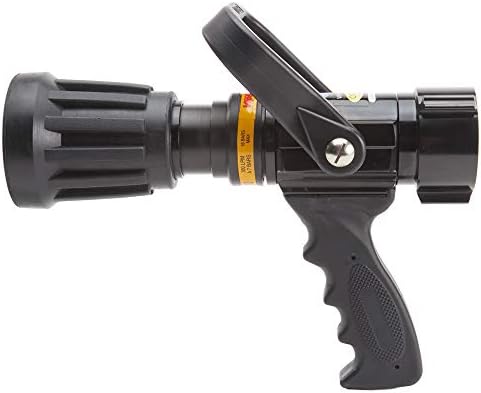 FireHoseDirect Heavy Duty Aluminum 1 1/2 inch pistol grip nozzle with Durable Rubber Bumper (NH) - Image 4