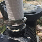 Flexible PVC Pipe2" Dia Black PVC Pipe, ID2" x50 feet Pool Hose,Spa Hose Tubing for Koi Ponds, Pond Tubing,Irrigation and Water Gardens,With 2PCS Stainless Steel Clamps - Image 6