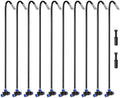 M METERXITY 1-Set Brass Misting Nozzles Tees, 20in/50cm Tube Len 3-in-1(Dripping, Spraying, Shutoff) Adjustable Copper Water Misters Sprayer for 0.31"/8mm Tubing Irrigation [Silver Tone/Black] by MMETERXITY