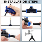 98.4Ft Drip Irrigation Kit System, 360° Bendable Garden Irrigation System - Image 5