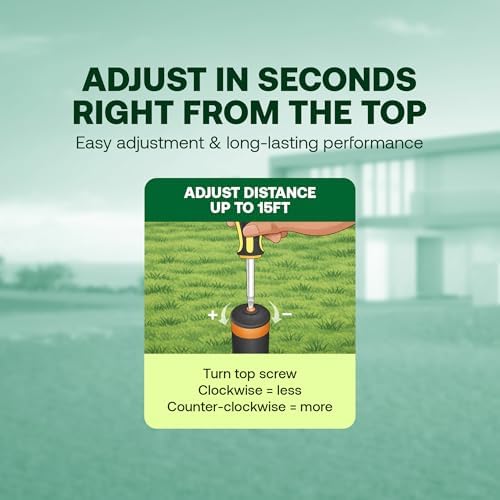 Rain Bird 1804HDPRS Pressure Regulated 4 Inch Pop Up Sprinkler Head 4 Pack - Image 4