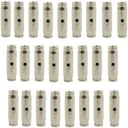25pcs Nickel Plated Brass Push to Connect Fitting For High Pressure Up to1740 psi Misting System, Misting Coupling Slip Lock (One Hole), 3/8" Tube OD, Straight Union - Image 4