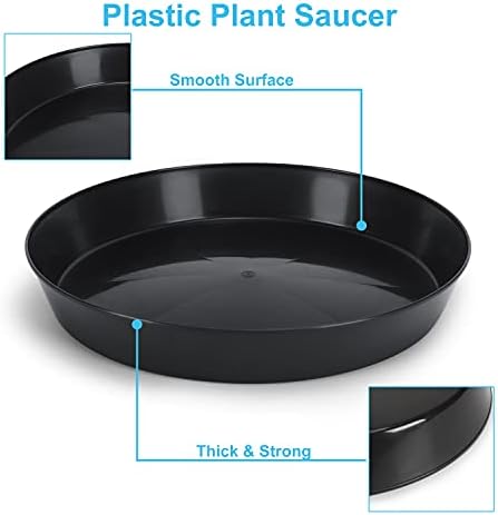21in Plant Saucer, Black, Case of 2 - Image 6