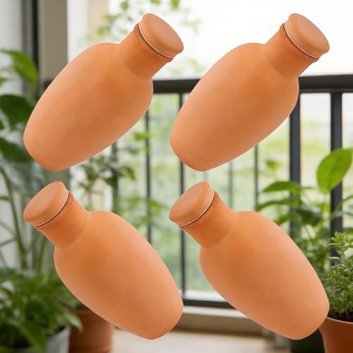 4 Pcs Self Watering Globes, Clay Plant Irrigation Stakes - Image 7