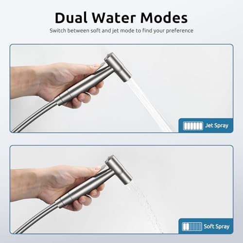 BRITULIF Hot and Cold Bidet Sprayer for Toilet, Adjustable Pressure - Image 5