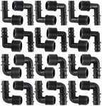 1/2" 3/4" Male Thread To DN16 DN20 Pipe Barb Elbow Connector Micro-Spray Drip Irrigation System Accessories(1I2 M-Thread To DN20,50Pcs) - Image 2