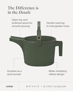 Martha by Martha Stewart Hachiman Large Watering Can with Widened Spout - Image 3
