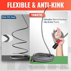 YAMATIC Flexible Pressure Washer Hose 100 FT 1/4", M22-14mm Females - Image 2