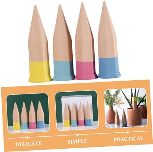 Milisten Self Watering Spikes 4pcs Ceramic for Flowers and Outdoor Plants - Image 7