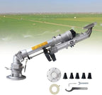 360° Fully Rotating Sprinkler with Adjustable Spray Gun Heavy Duty Zinc Alloy Nozzle Id-EAL for Farms Orchards Pasture Watering 20-50m² Coverage Area,50 by URJWAN