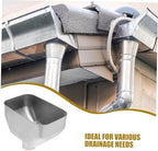 Outanaya Stainless Steel Sink Gutter Splash Guard Rainwater Diverter Downspout Adapter for Efficient Water Collection - Image 3