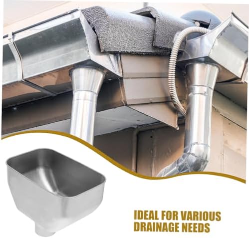 Outanaya Stainless Steel Sink Gutter Splash Guard Rainwater Diverter Downspout Adapter for Efficient Water Collection - Image 3