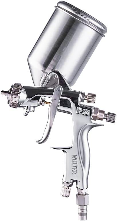 Wolter W‑101 Spray Gun, Fine & Uniform Atomization, Professional for Water‑Based Paint, Ideal for Home Renovation & DIY Painting Projects (Wolter W‑101‑G, 1.5mm, 400ml) by Unknown