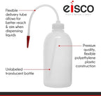 EISCO Wash Bottle, 1000ml - Polyethylene - Translucent, Unbreakable - Screw Cap with Flexible Delivery Tube for Dispensing Liquid - Includes Tube Cap (Pack of 2) - Image 5