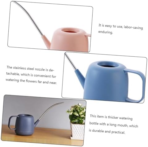 POPETPOP 2pcs Spout Watering Kettle for Gardening Random Color Lightweight Design for Indoor and Outdoor Plant Care Refillable Spray Bottle for Efficient Watering - Image 3