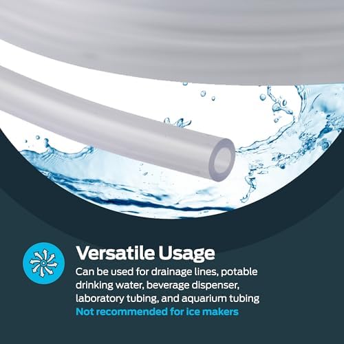 Eastman 1/2 Inch ID (5/8 Inch OD) PVC Clear Vinyl Tubing,10 Foot Length,98568,(Pack of 10) - Image 3