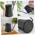 Watering Can with Long Spout Vintage Stainless Steel for Plants - Image 3