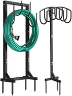 Winpull Garden Hose Holder Water Hose Holder with 4 Spikes-2 Models by Winpull