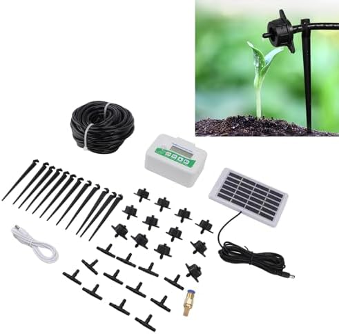 Solar Powered Irrigation System, Automatic Watering Timer, Smart Water Conservation, Customizable Watering Schedule, Garden Sprinkler - Image 4