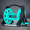 Portable Hose Reels for Outside, Water Hose Retractor with Twisting Handle for Plants Lawn Farm Patio Watering, Floor Mounted Garden Tool by Unknown