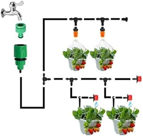 Garden Supplies 5-50m DIY 4/7mm PVC Garden Watering Garden Hose Micro Irrigation Pipe Drip Watering Kits with Adjustable Drippers Nozzle(40M) - Image 7