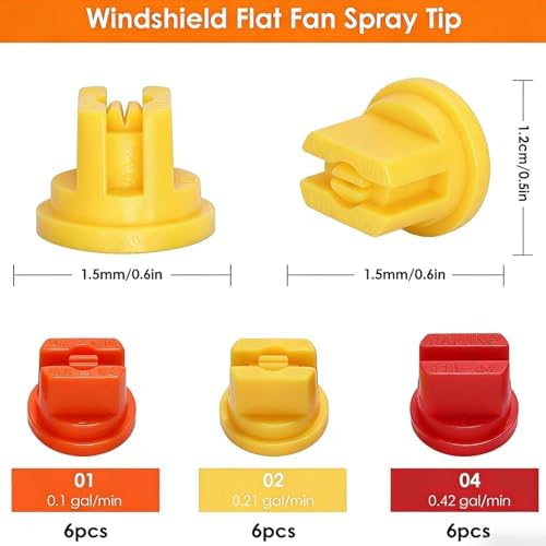 Metal 6 Nozzles Sprayer Boom Wand with 3 Flow Rate Nozzle Tips-Wide-Coverage Agricultural & Lawn Spray Attachment for Tractors/UTVs - Image 3