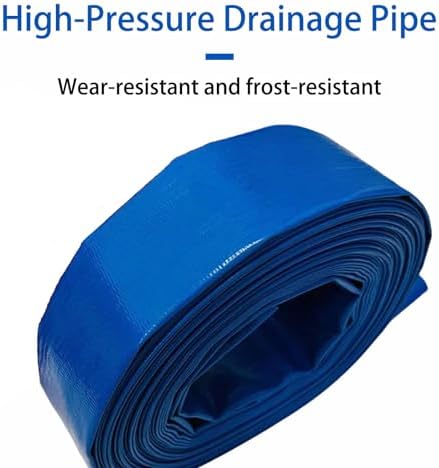 Flat Soaker Hose, PVC Seepage Pipe for Garden Irrigation, Flexible Water Saving Belt for Lawn Flower Bed 50m 2.5 inch - Image 2